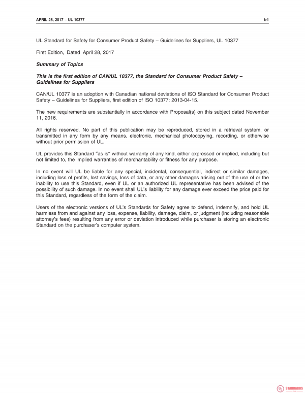 UL 10377 PDF UL 10377 PDF
